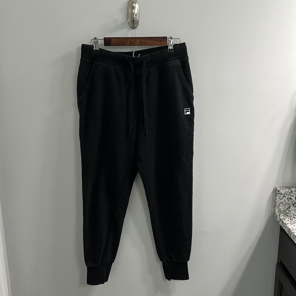 Black Fila Joggers